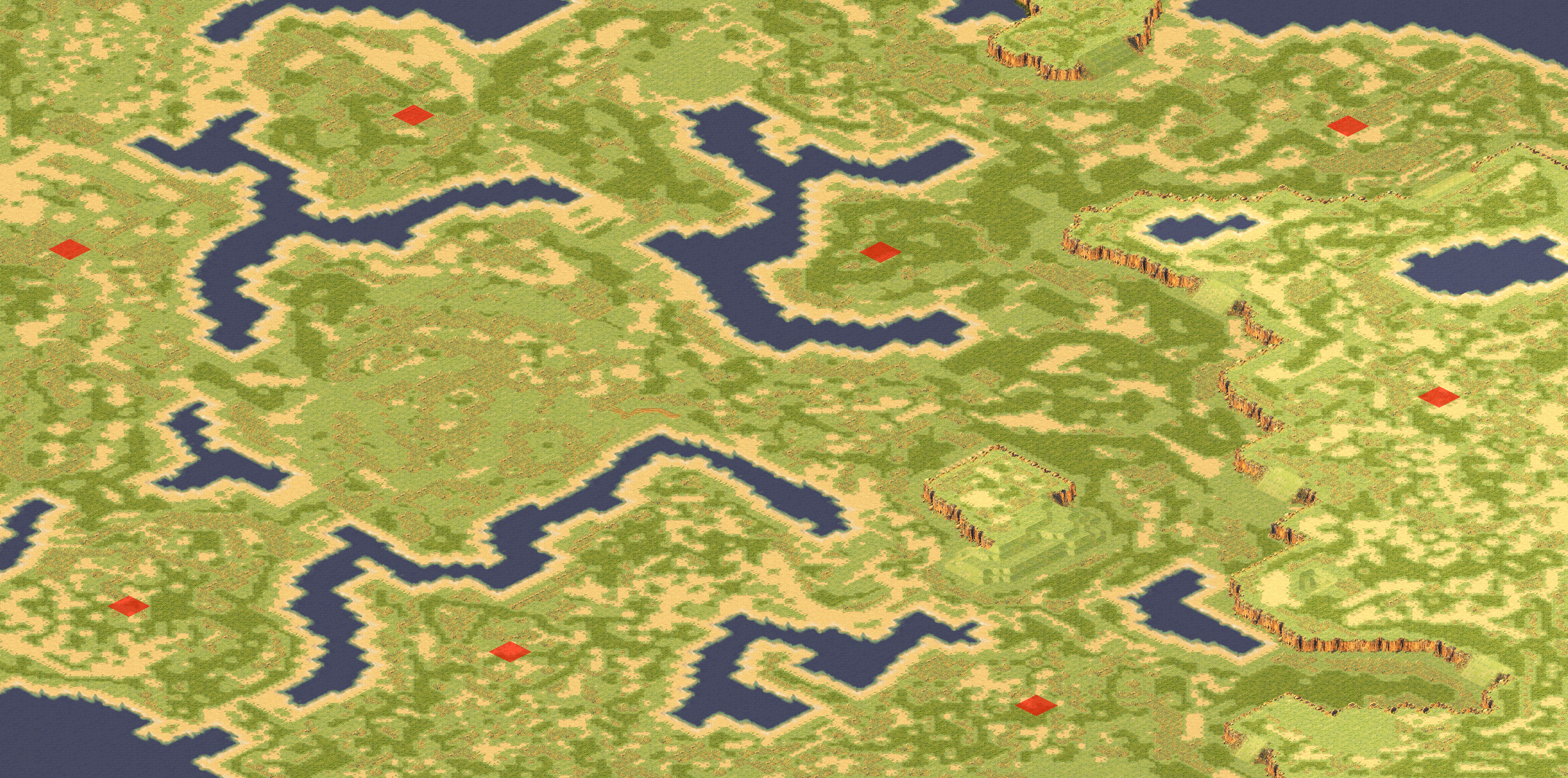 Rendered map: Tank War 2 4v4 Random