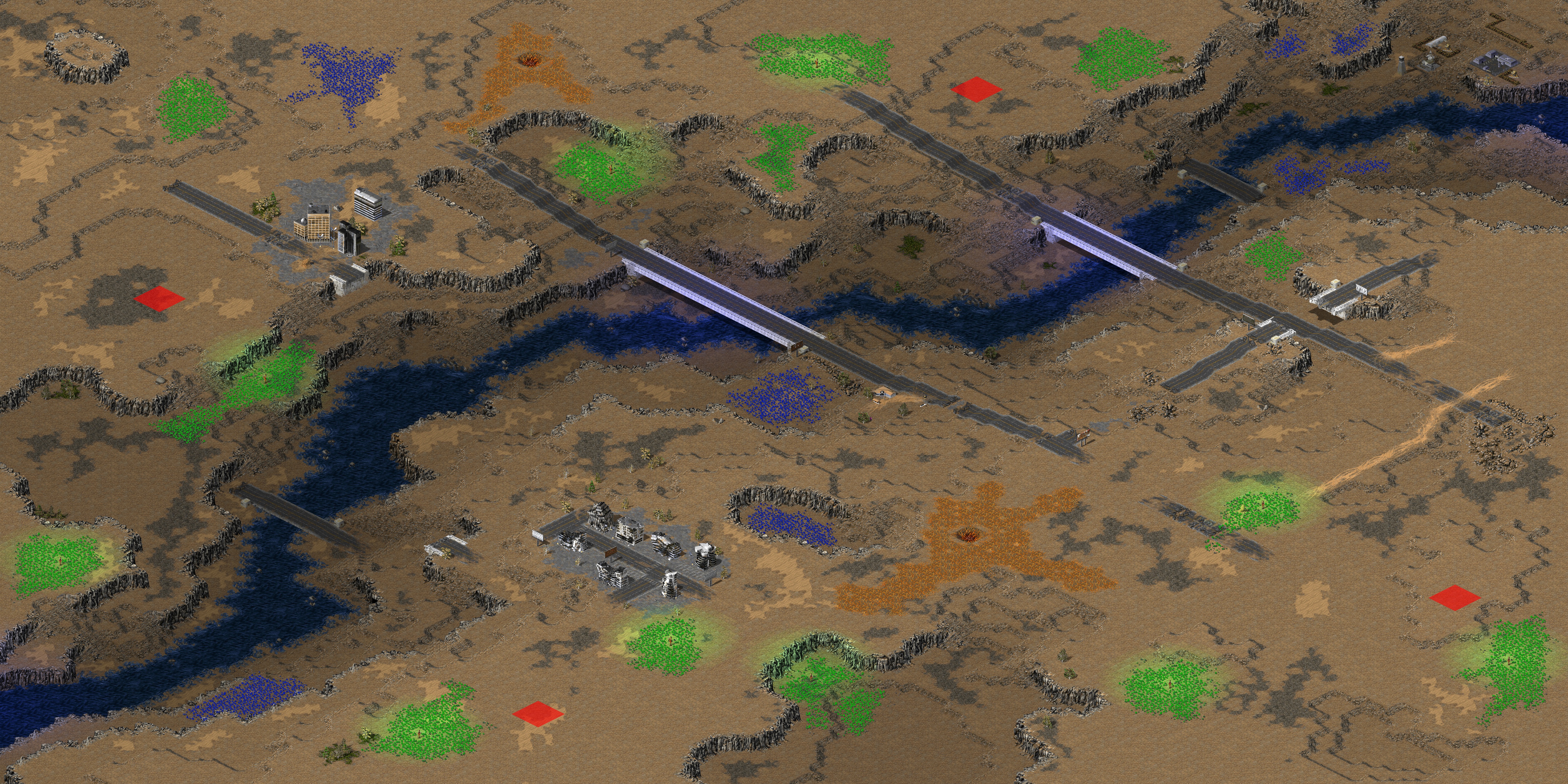 Rendered map: Grand Canyon