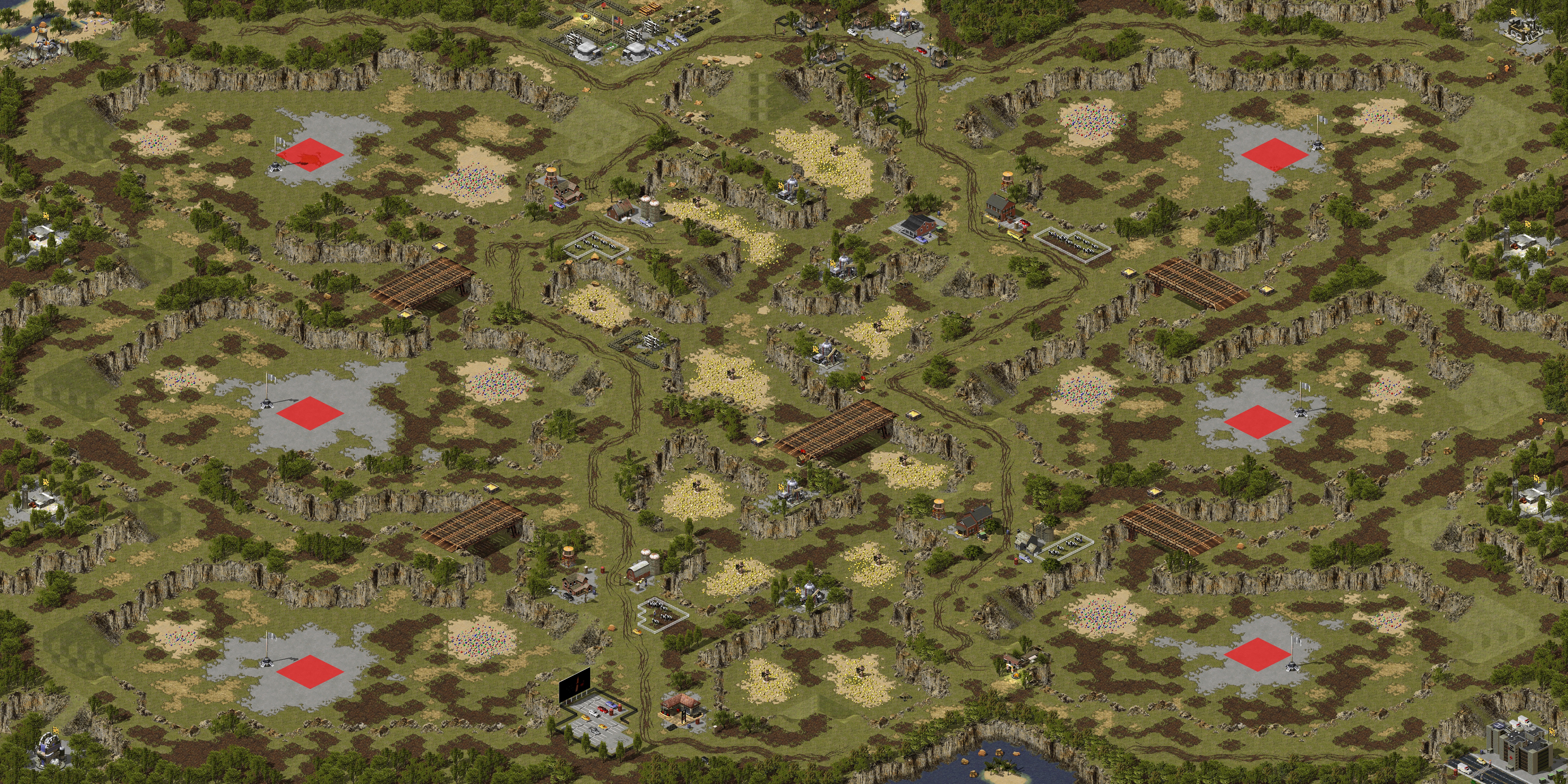 Rendered map: Six Holes