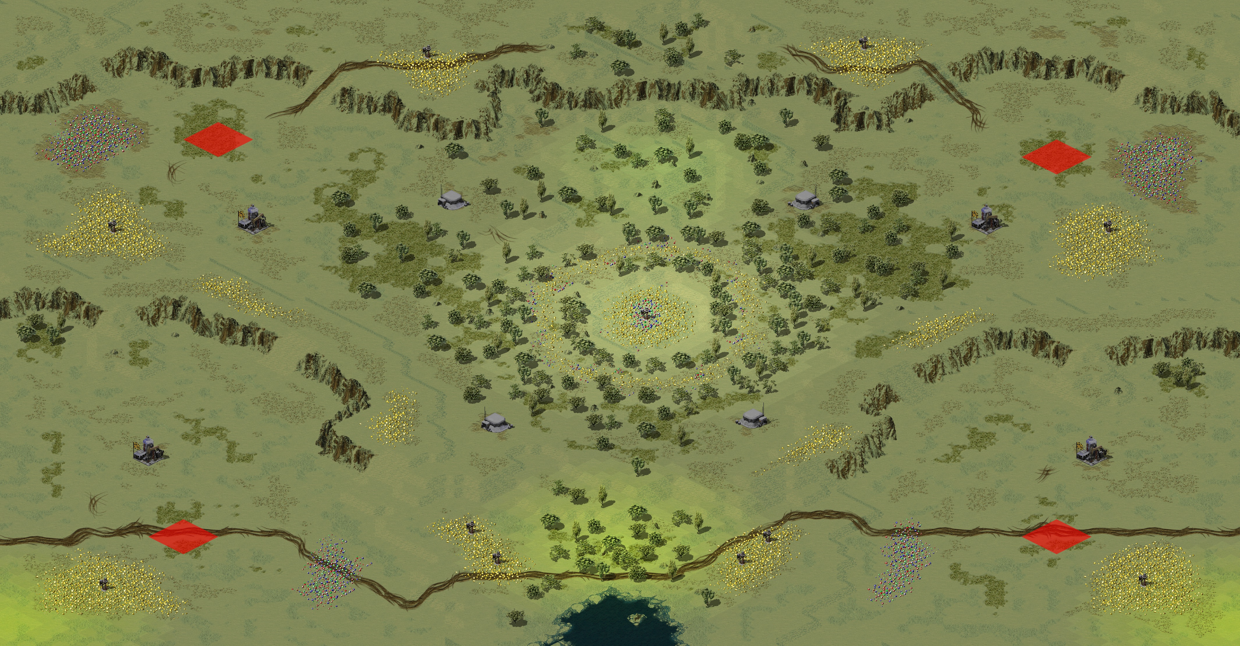 Rendered map: Frozen Badlands
