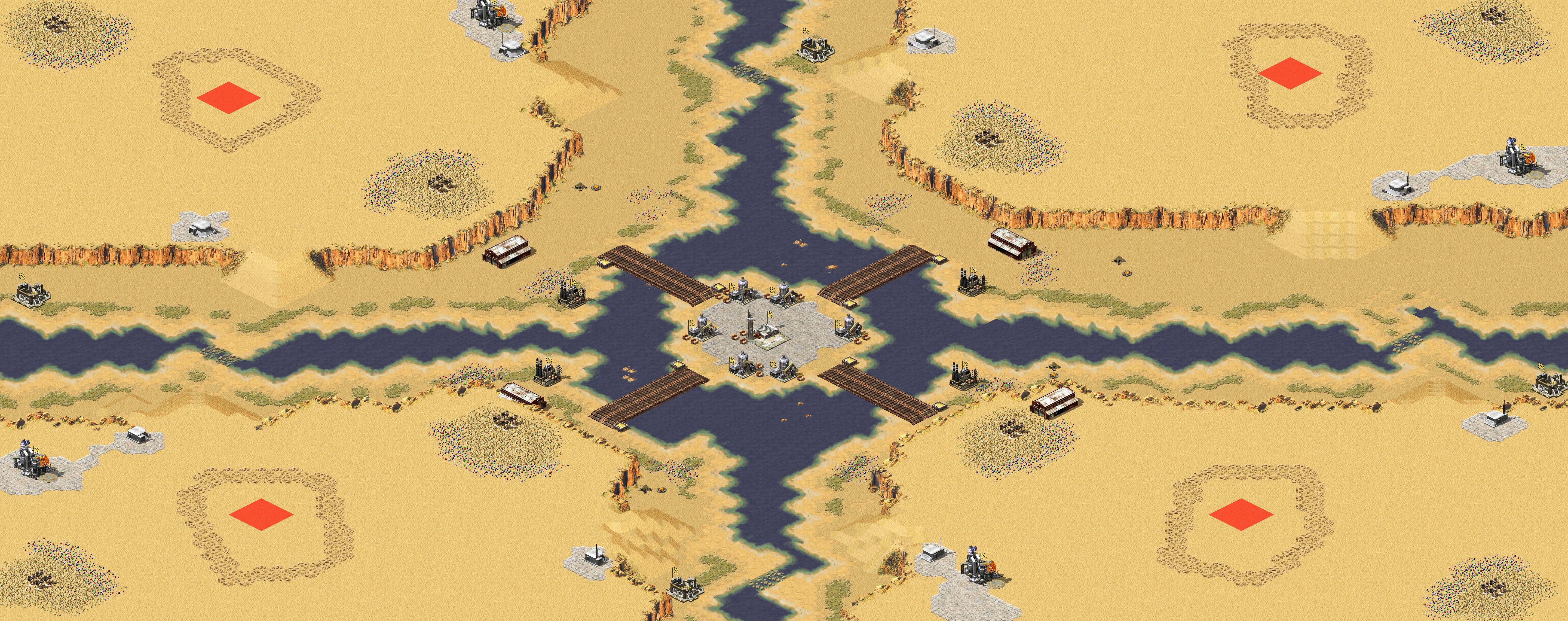 Rendered map: Parched