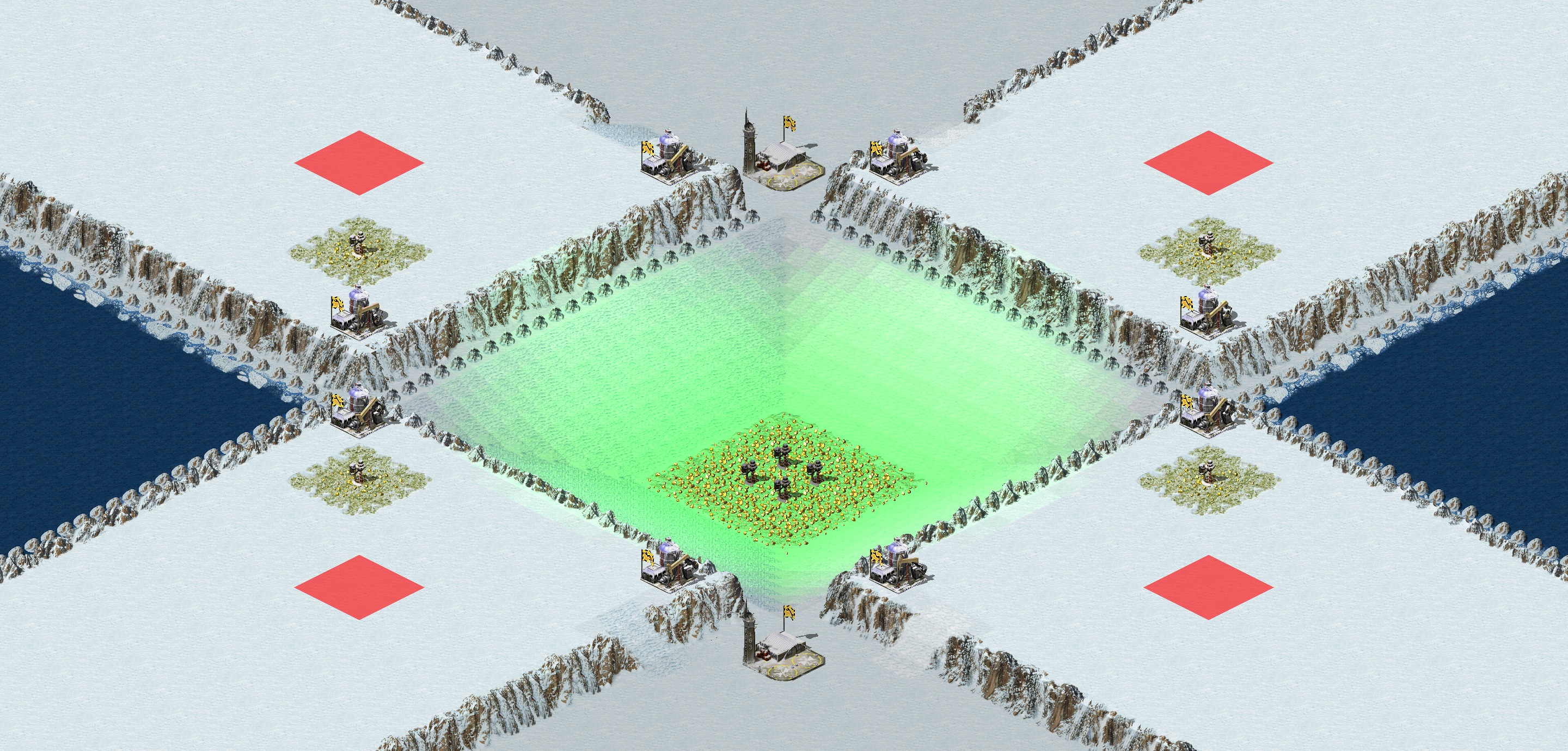 Rendered map: Gold Mine