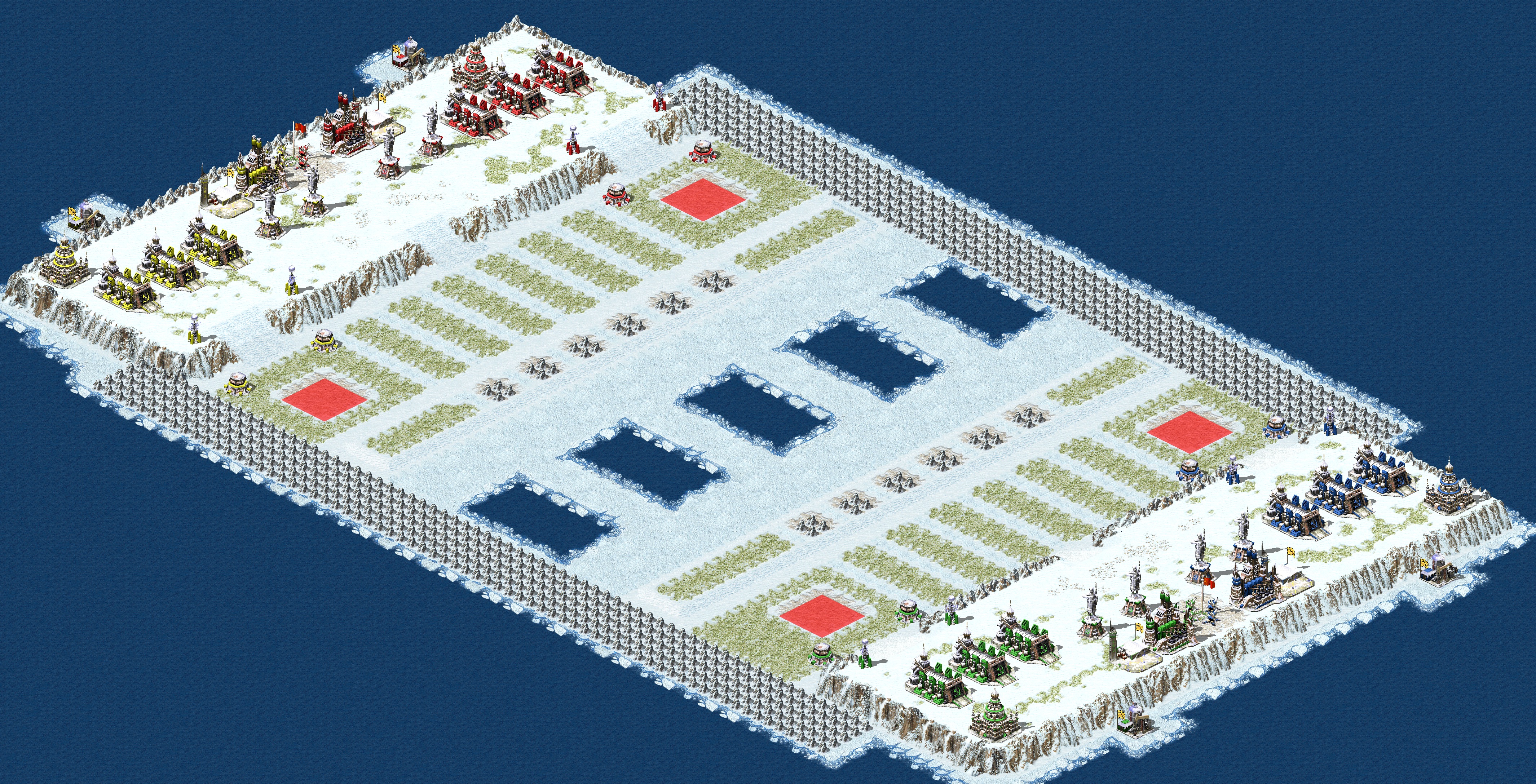 Rendered map: 2v2 Tank Wars
