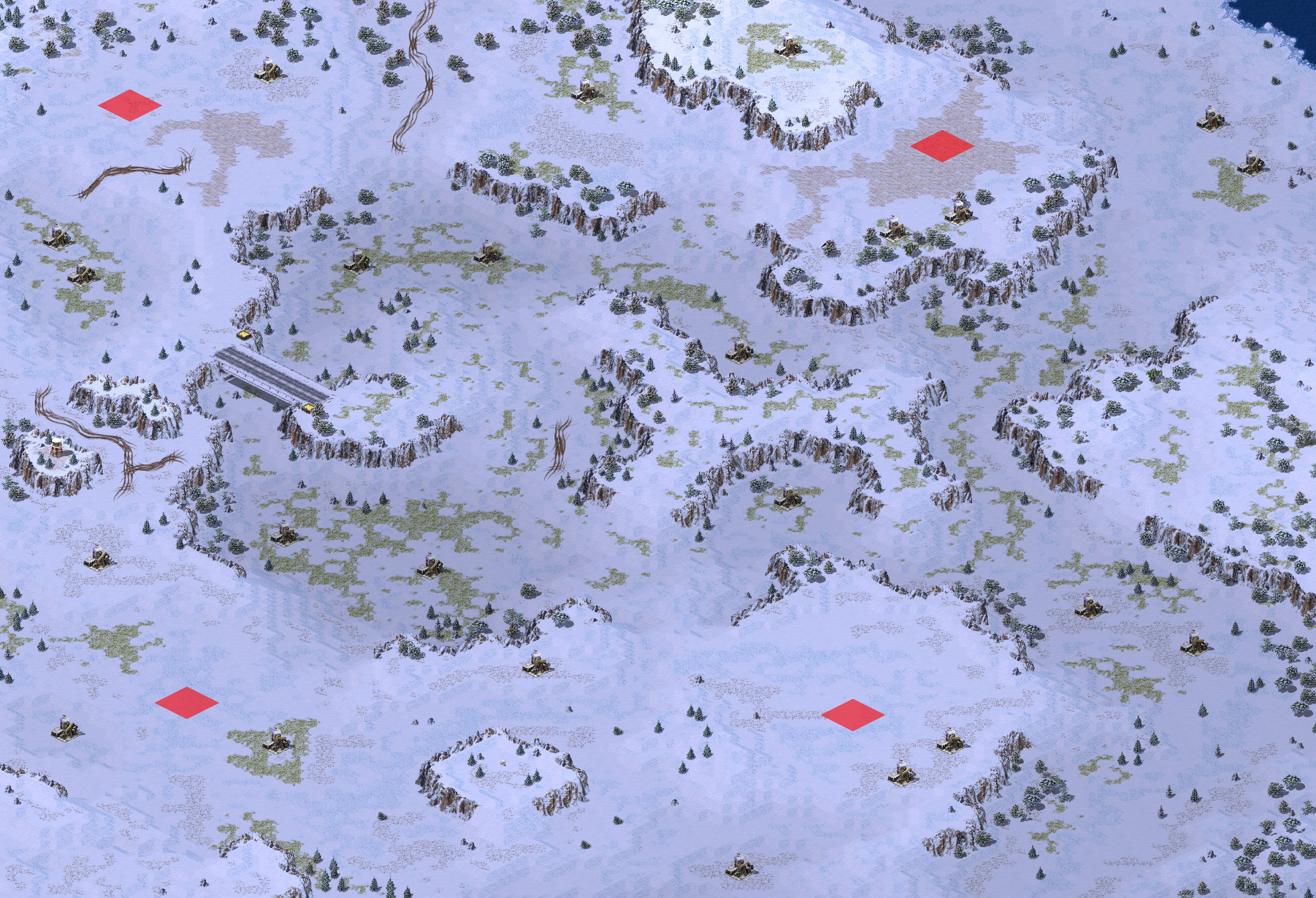 Rendered map: Caverns of Siberia