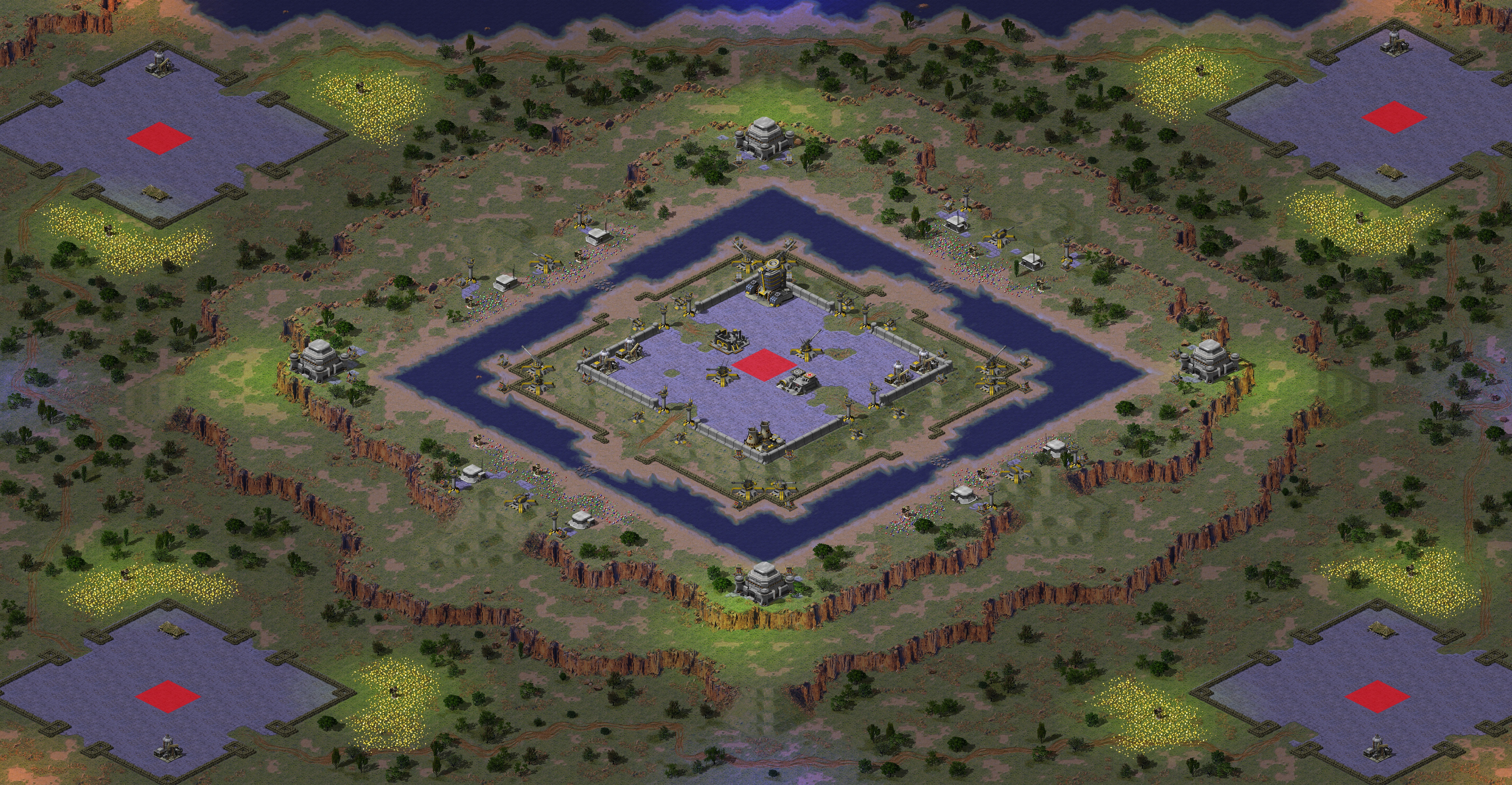 Rendered map: Flower of Power