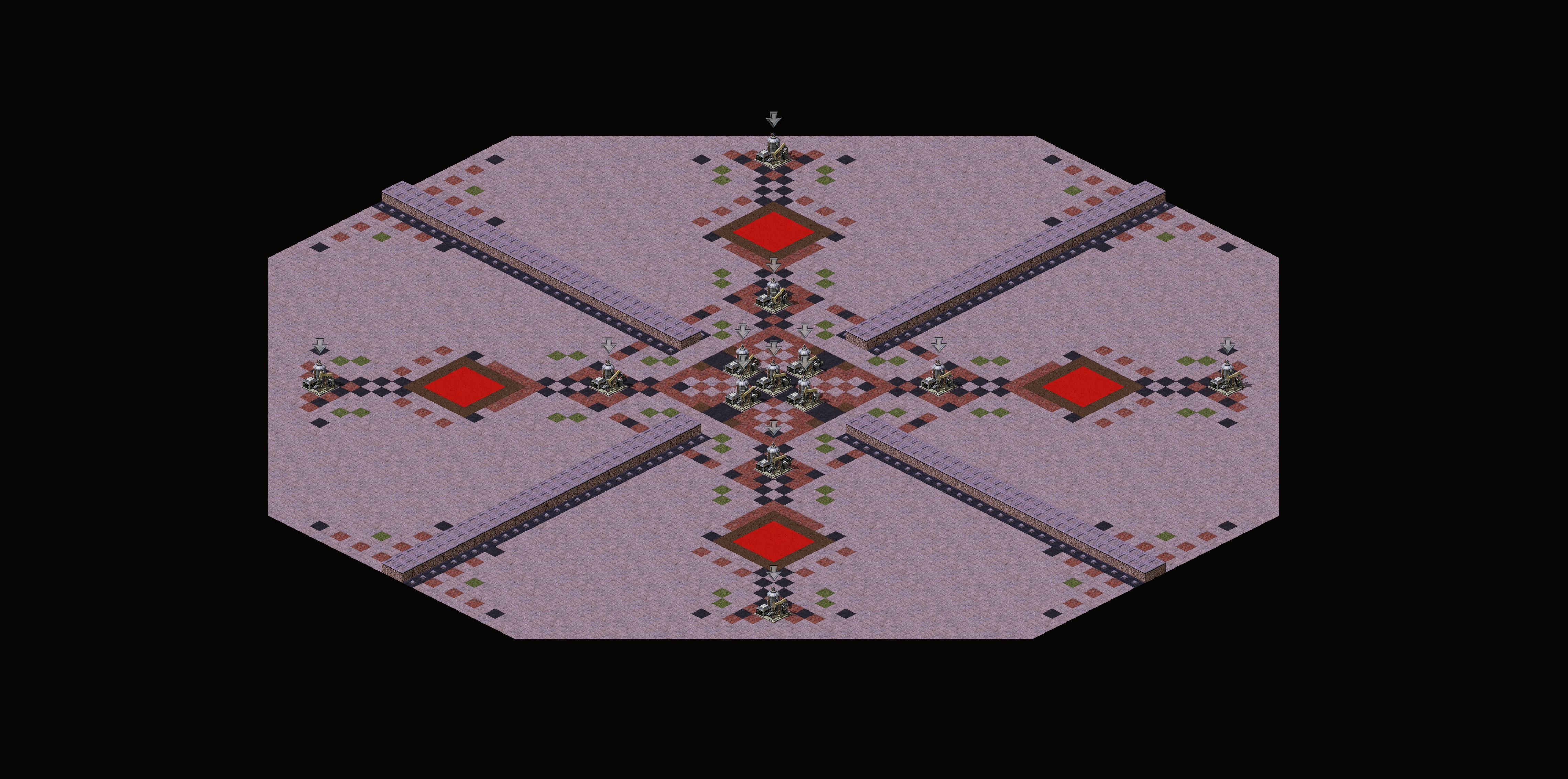 Rendered map: Oil in the Center