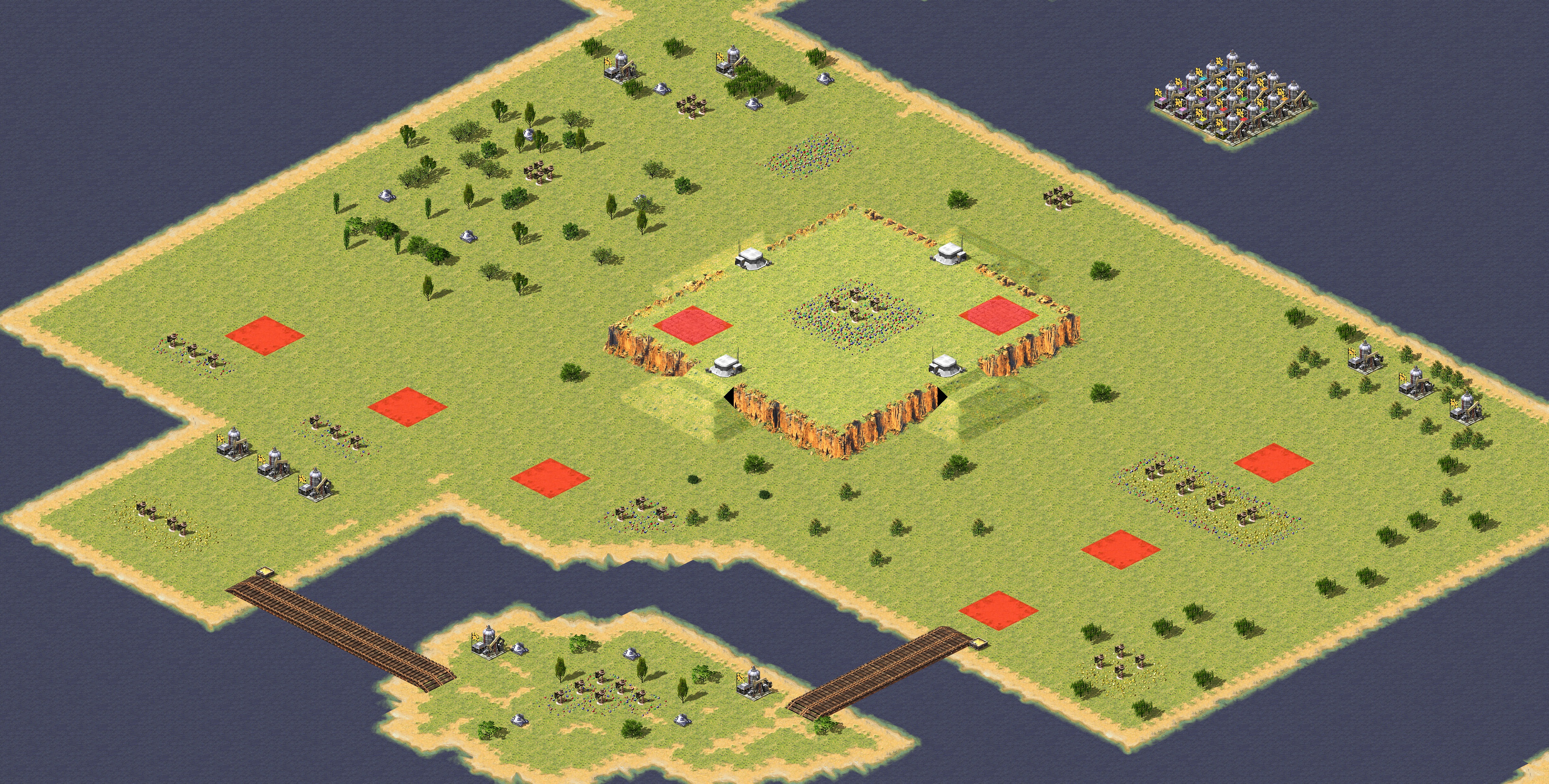 Rendered map: 3v3v2 Continental Team