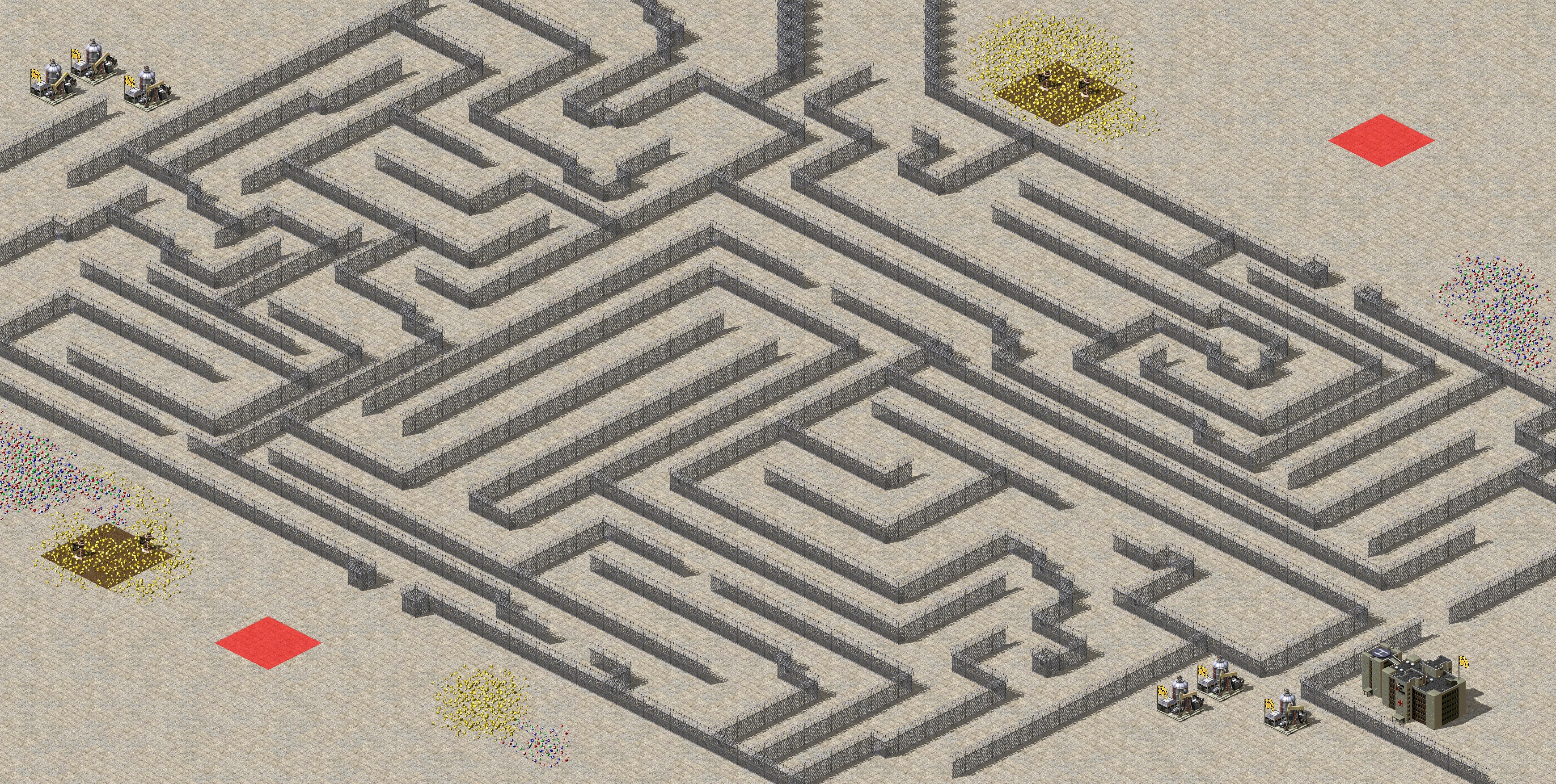 Rendered map: Maze Wire Fence